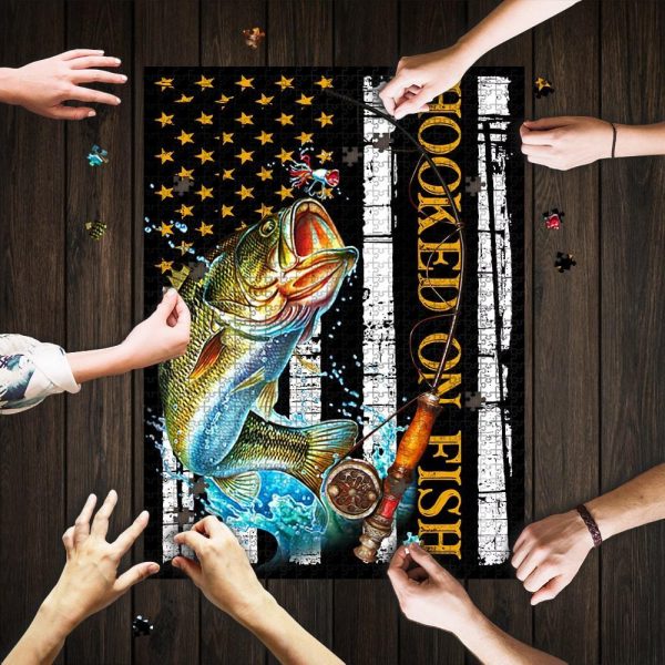 Hooked On Fishing Jigsaw Puzzle Set