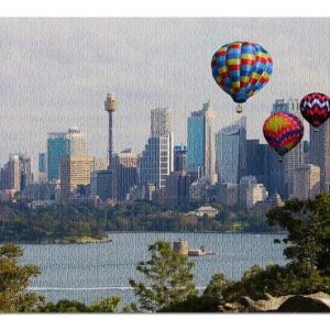 Hot Air Balloon Jigsaw Puzzle Set