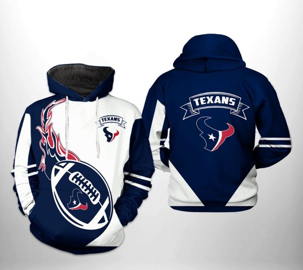 Houston Texans NFL Classic 3D Printed Hoodie/Zipper Hoodie