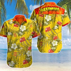 Hulk Hogan Hawaiian Shirt Summer Button Up