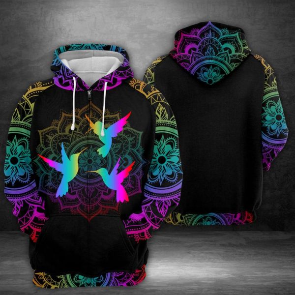 Hummingbirds 3D Printed Hoodie/Zipper Hoodie