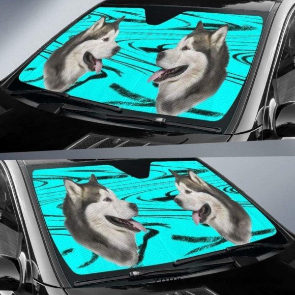 Husky Car Auto Sun Shade