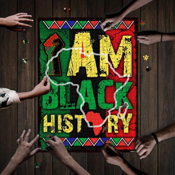 I Am Black History Jigsaw Puzzle Set