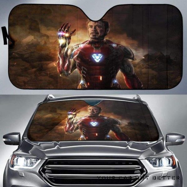 I Am Iron Man Car Auto Sun Shade