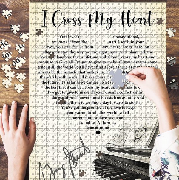 I Cross My Heart Jigsaw Puzzle Set