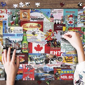 I Love Canada Jigsaw Puzzle Set