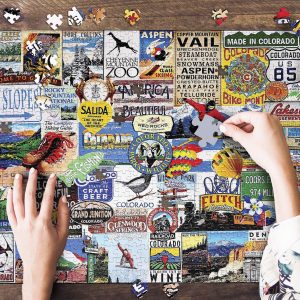 I Love Colorado Jigsaw Puzzle Set