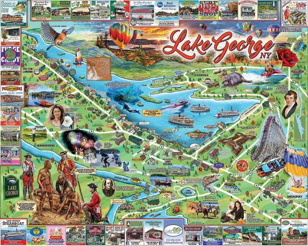 I Love Lake George Jigsaw Puzzle Set