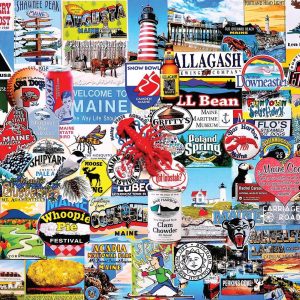 I Love Maine Jigsaw Puzzle Set