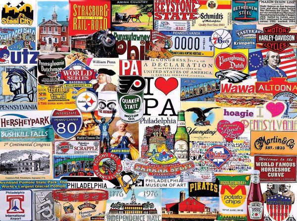 I Love Pennsylvania Jigsaw Puzzle Set