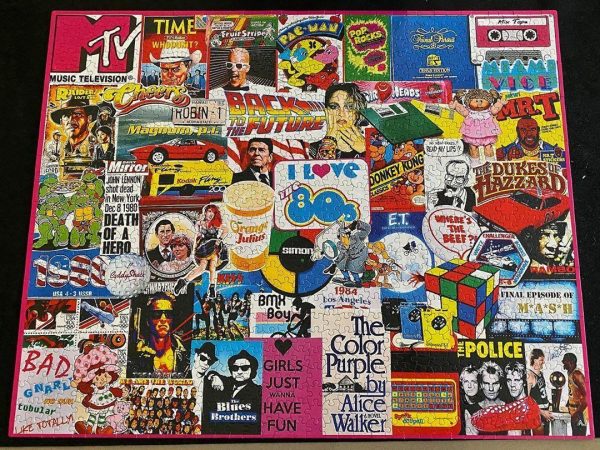 I Love The 80s ? Jigsaw Puzzle Set