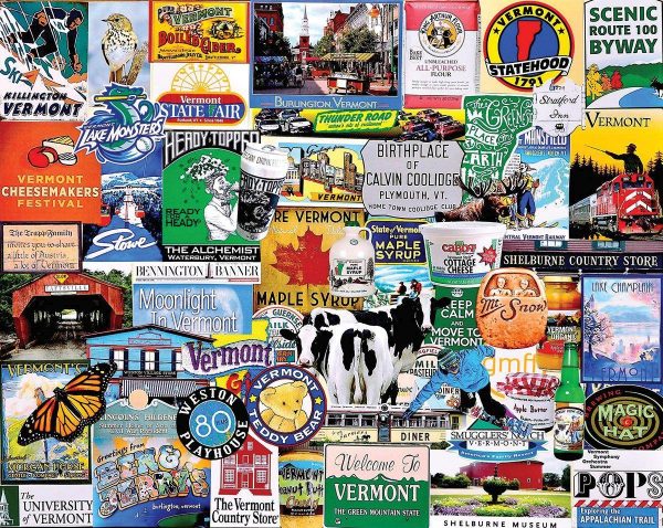 I Love Vermont Jigsaw Puzzle Set