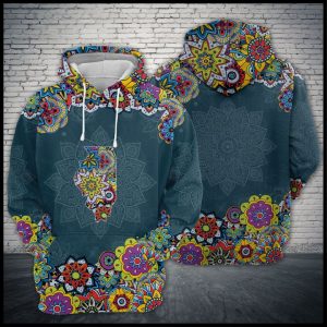 Illinois State Mandala 3D Printed Hoodie/Zipper Hoodie