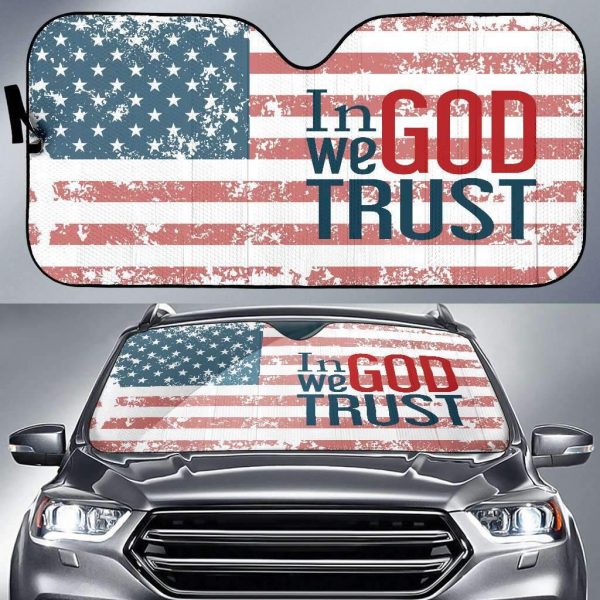 In God We Trusts Car Auto Sun Shade