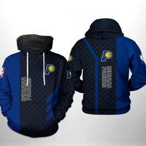 Indiana Pacers NBA 3D Printed Hoodie/Zipper Hoodie