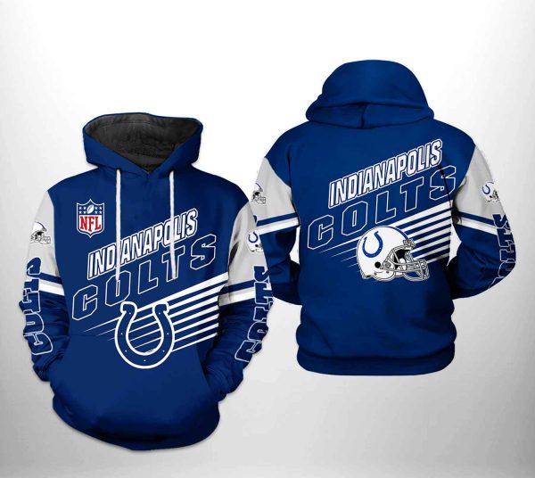 Indianapolis Colts NFL Team 3D Printed Hoodie/Zipper Hoodie