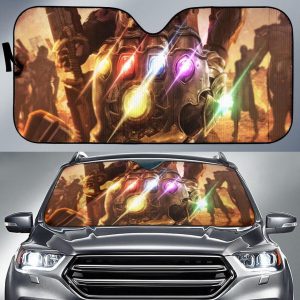 Infinity Gauntlet Avengers Endgame Car Auto Sun Shade