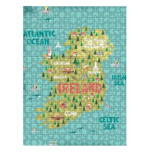 Ireland Map Ireland Jigsaw Puzzle Set