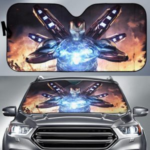 Iron Man 4K Car Auto Sun Shade