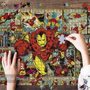 Iron Man Comics Jigsaw Puzzle Set