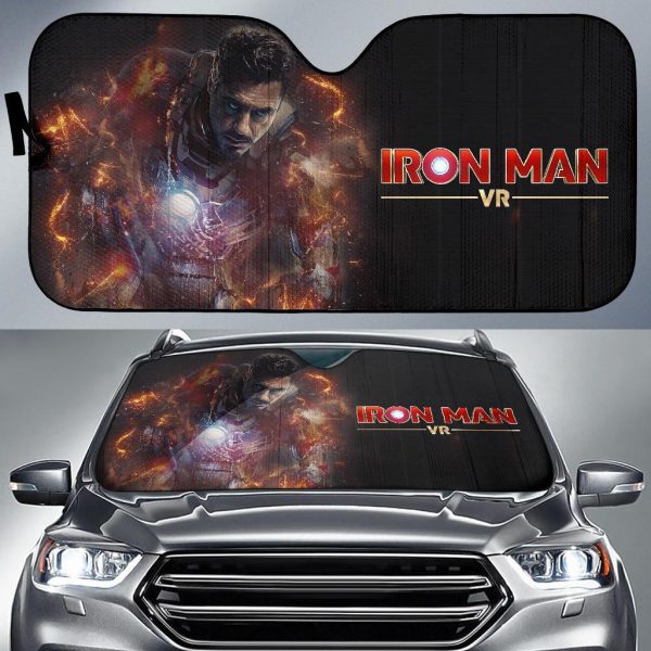 Iron Man Marvels Movie Car Auto Sun Shade