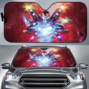 Iron Man Suite Car Auto Sun Shade