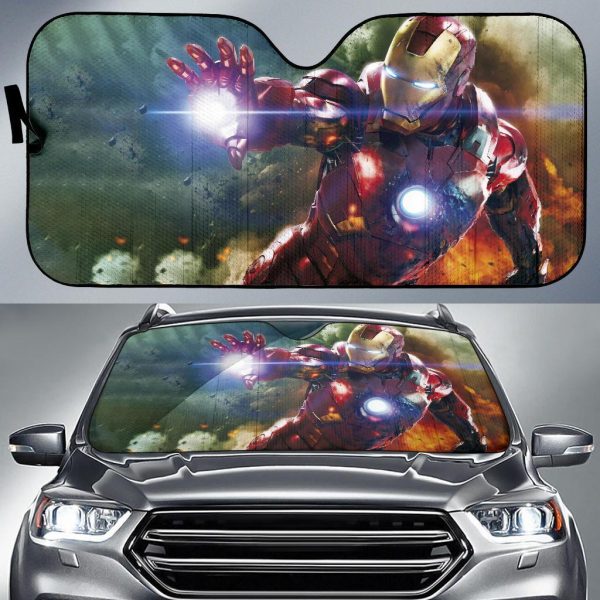 Iron Mans Movie Marvel Car Auto Sun Shade