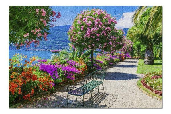 Isola Madre Island, Floral Gardens Jigsaw Puzzle Set