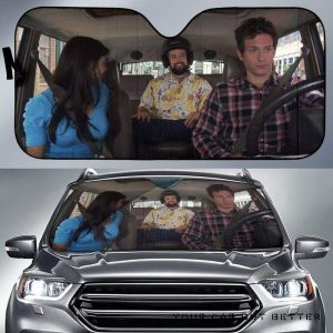 ItS Always Sunny In Philadelphia Driving Funny Car Auto Sun Shade