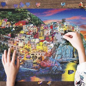 Italy Manarola Jigsaw Puzzle Set