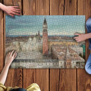 Italy St Marks Square Jigsaw Puzzle Set