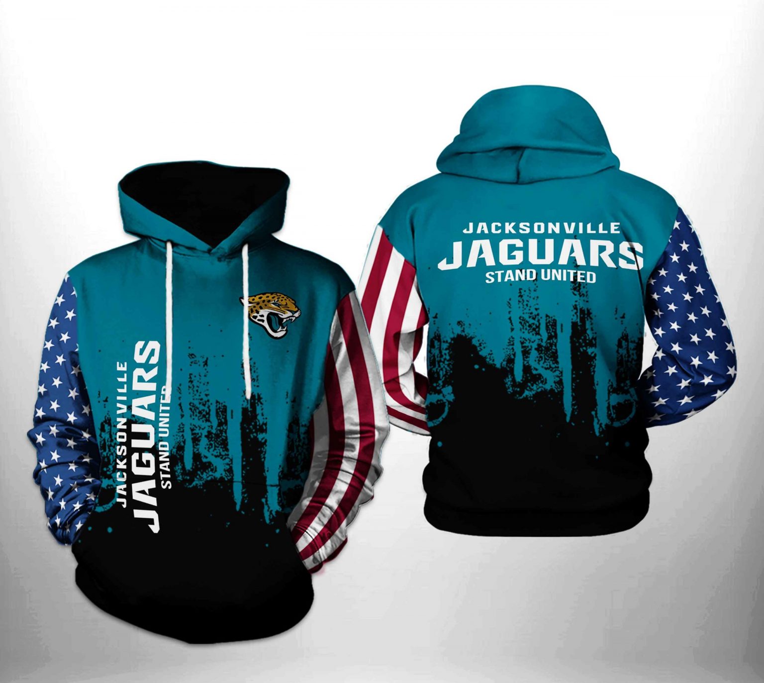 Jacksonville Jaguars Nfl Team Us 3d Printed Hoodie Zipper Hoodie