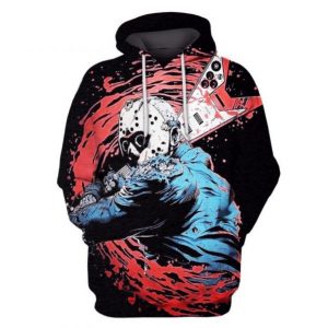 Jason Voorhees Friday the 13th Metal Rock 3D Printed Hoodie/Zipper Hoodie