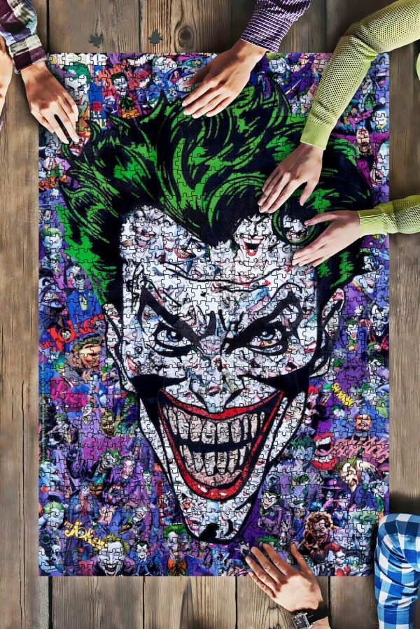 Joker Dc Comics Jigsaw Puzzle Set