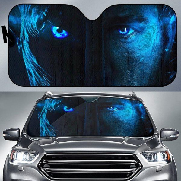 Jon Snow And Nightking Game Of Thrones Car Auto Sun Shade