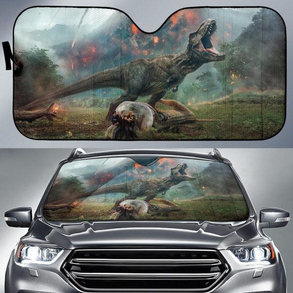 Jurasic Worlds Car Auto Sun Shade