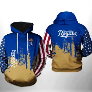 Kansas City Royals MLB Team US 3D Printed Hoodie/Zipper Hoodie