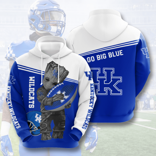 Kentucky Wildcats 3D Printed Hoodie/Zipper Hoodie