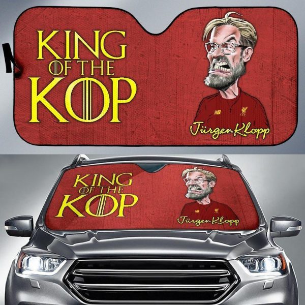 King Of The Kop Liverpool Car Auto Sun Shade