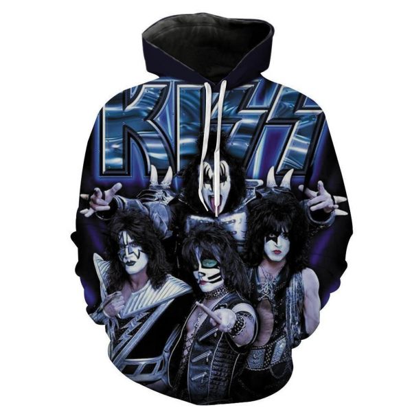 Kiss Band 3D Printed Hoodie/Zipper Hoodie