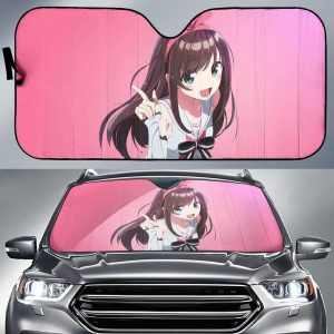 Kizuna Ai Anime Girls Anime Car Auto Sun Shade