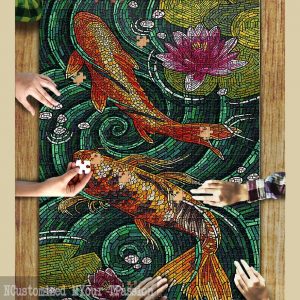 Koi Paper Mosaic Jigsaw Puzzle Set