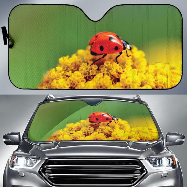 Ladybugs Car Auto Sun Shade