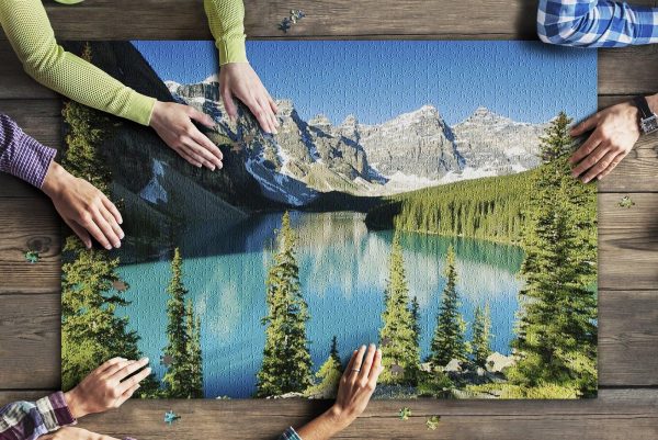 Lake Moraine, Banff National Park Jigsaw Puzzle Set