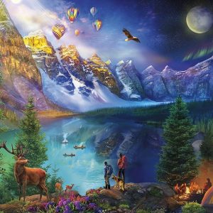 Lake Moraine Journey Jigsaw Puzzle Set