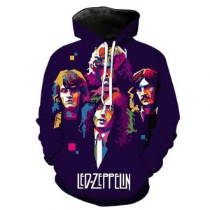 Led Zeppelin 3D Printed Hoodie/Zipper Hoodie