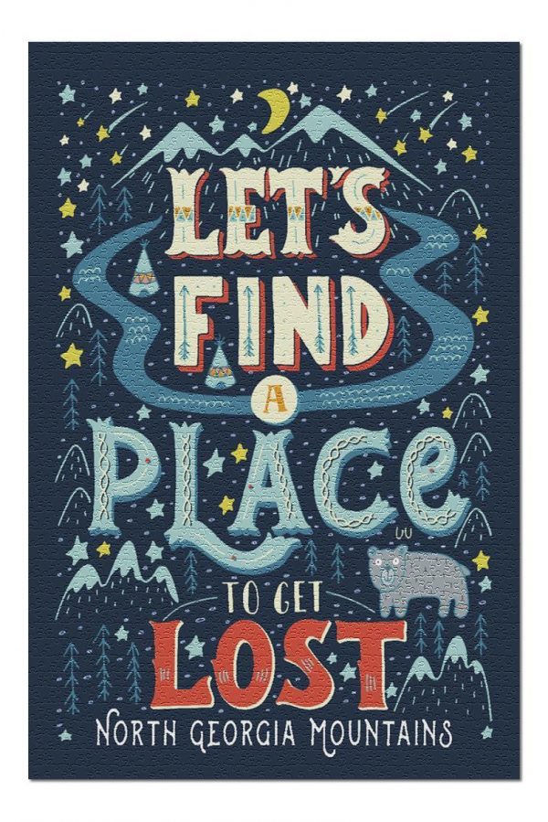 Lets Find A Place To Get Lost Jigsaw Puzzle Set