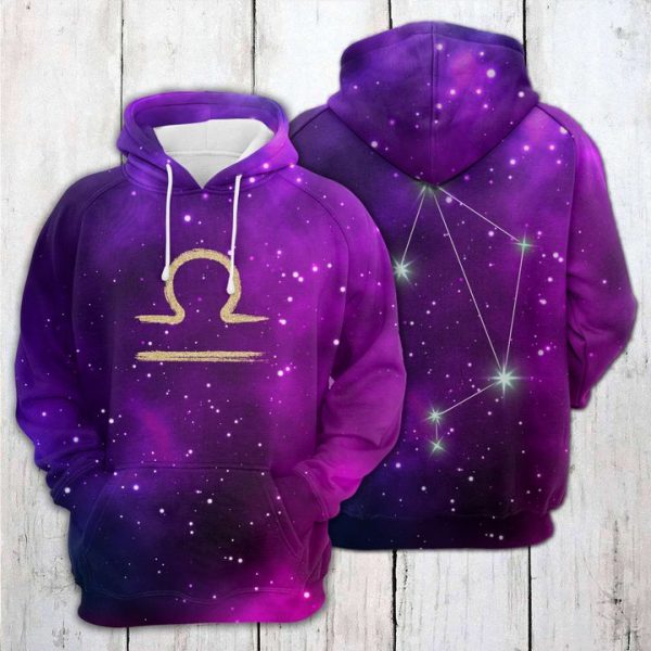 Libra Horoscope 3D Printed Hoodie/Zipper Hoodie