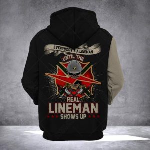 Lineman 3D Printed Hoodie/Zipper Hoodie