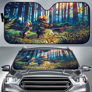 Link Legend Of Zelda Singing Car Auto Sun Shade